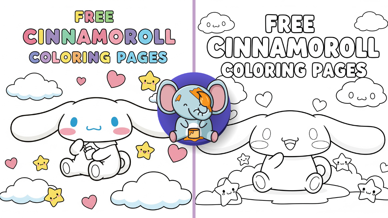 Cinnamoroll Coloring Pages
