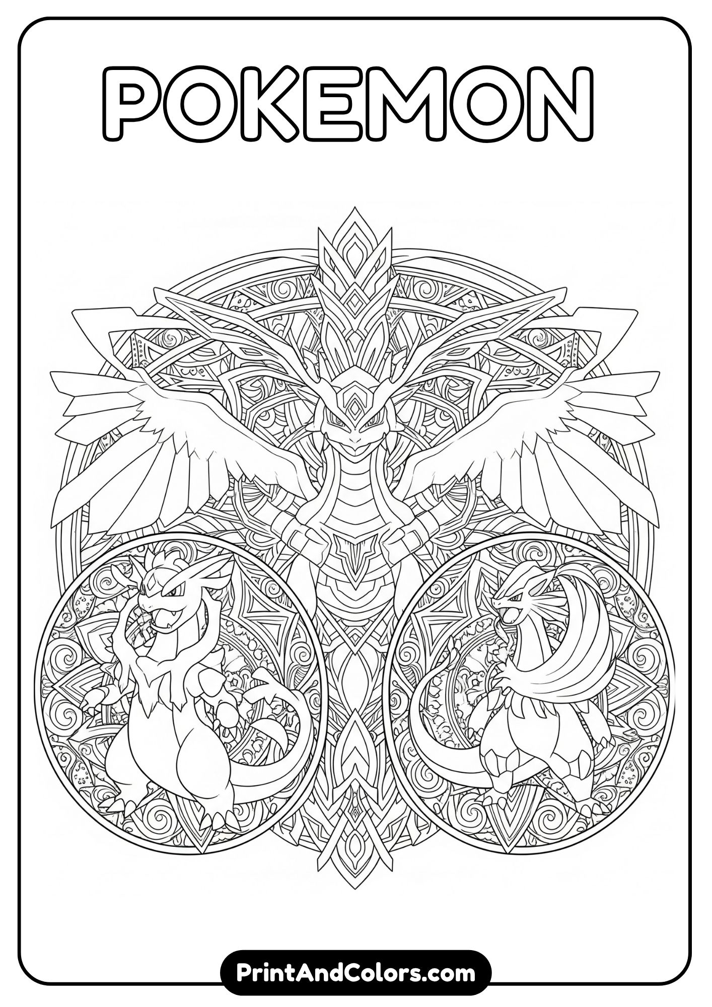 Free Pok mon Coloring Pages Print Color Your Favorites