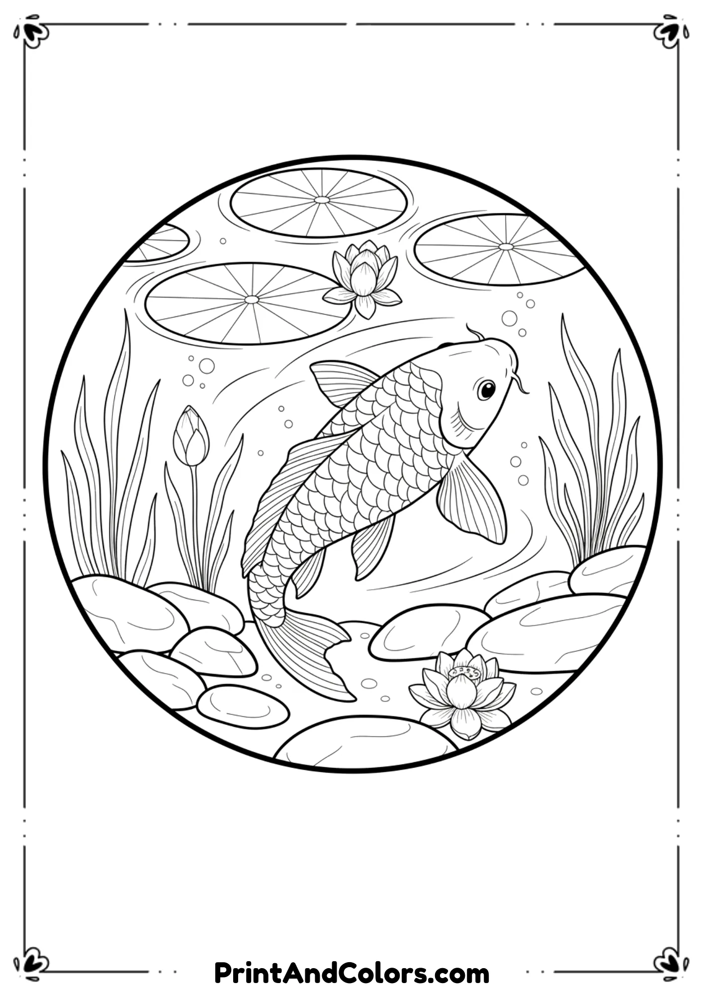 https://printandcolors.com/wp-content/uploads/Koi-in-Pond-Surrounded-by-Stones-and-Plants-Coloring-Sheet.pdf