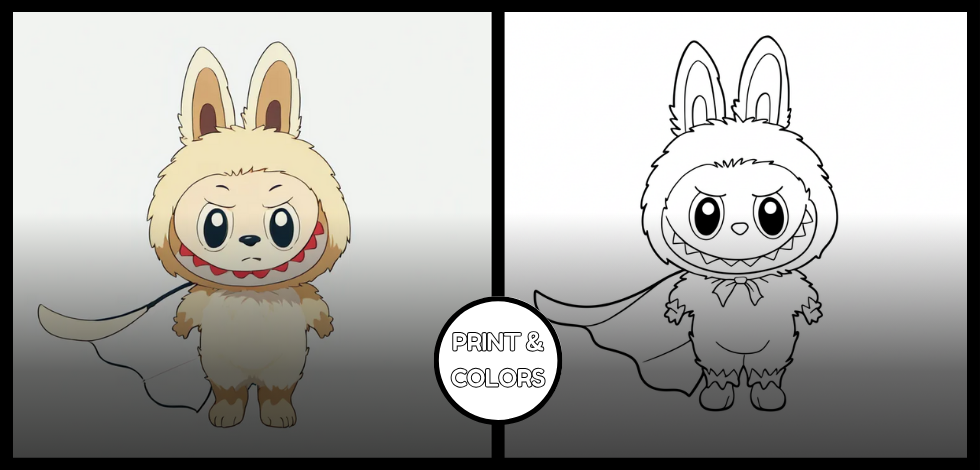 Labubu Coloring Pages