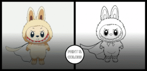 Labubu Coloring Pages