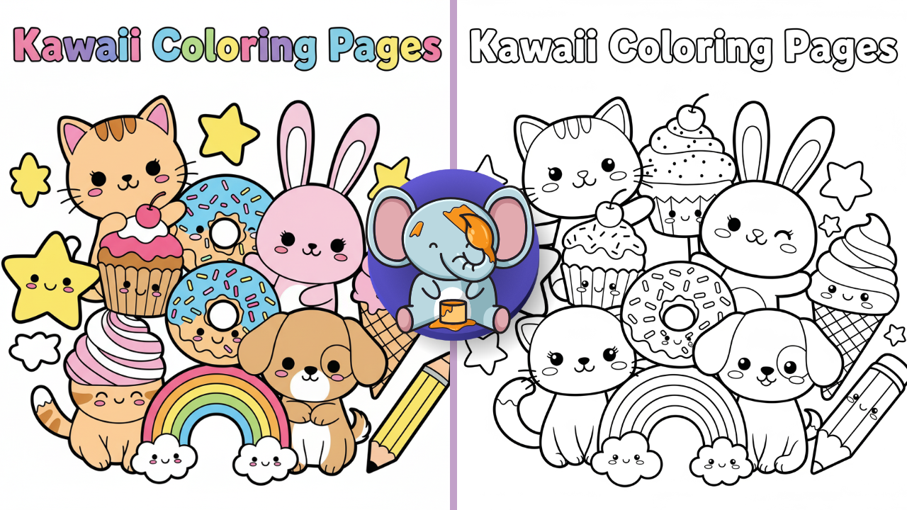 Kawaii Coloring Pages